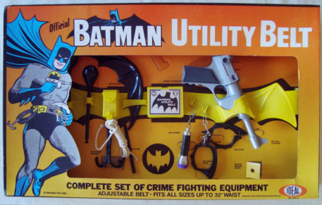 Original Batman Utility Belt in Box - Ideal 1966